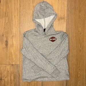 HARLEY DAVIDSON GREY HOODIE SIZE MEDIUM WOMENS